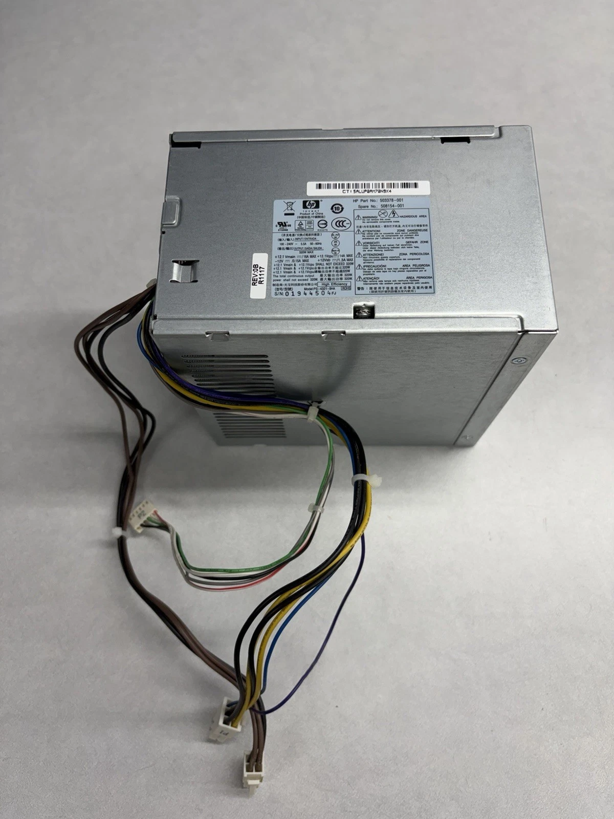 Read more about the article New Power Supply 80 Plus PSU For HP Pavillion Desktop 180W L08261-001